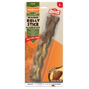 Bully Stick Extreme Gevlochten Stok -Groot