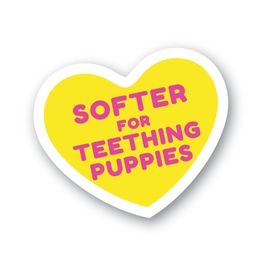 Soft material for curious chewers Ideal for teething puppies with sensitive puppy teeth that encourages their natural urge to chew