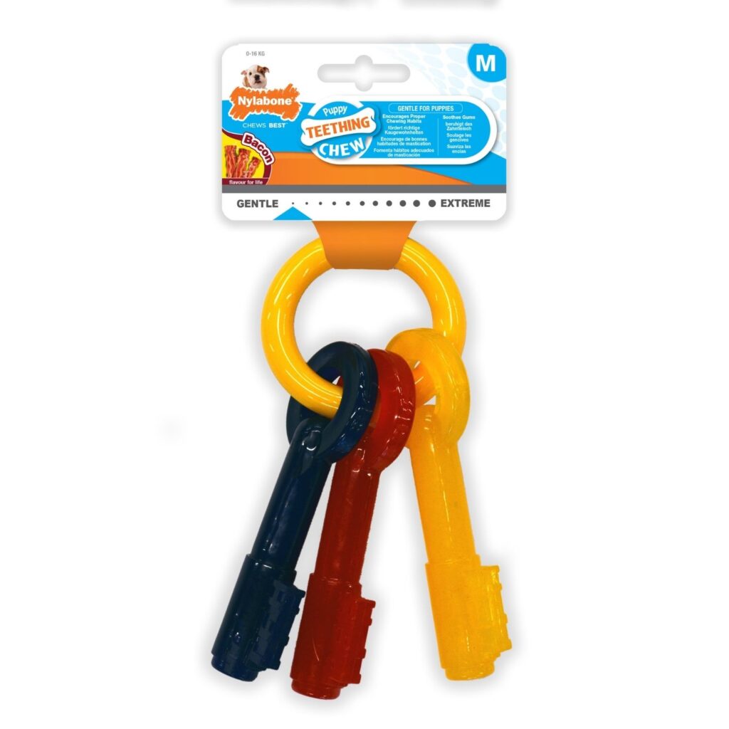 Satisfying Natural Urge to Chew Puppy Teething Keys in pack