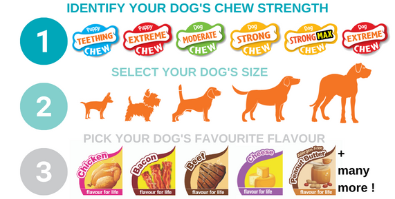 How to identify your dogs chew strength