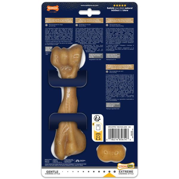 Aged Cheddar & Baby Back Ribs MAX Strong Gourmet Bone - Large - Image 5