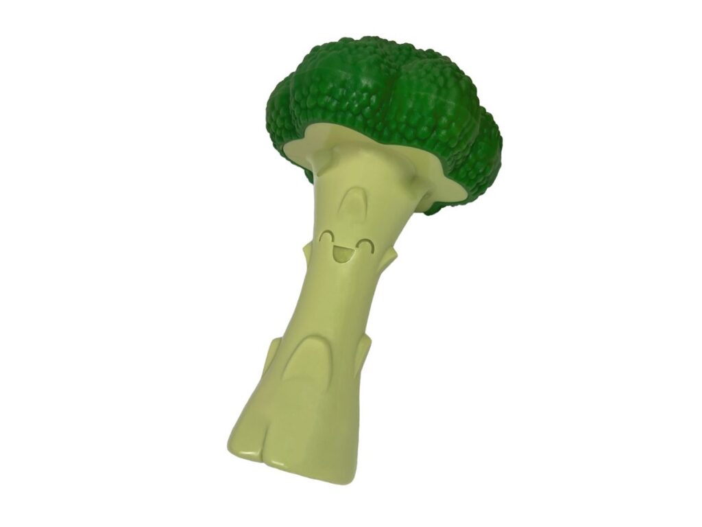 Nylabone Bacon & Cheese Extreme Broccoli out of packaging